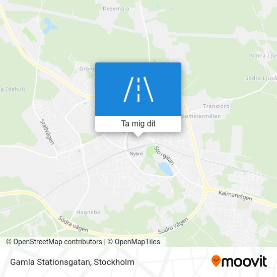 Gamla Stationsgatan karta