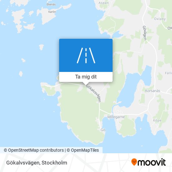 Gökalvsvägen karta