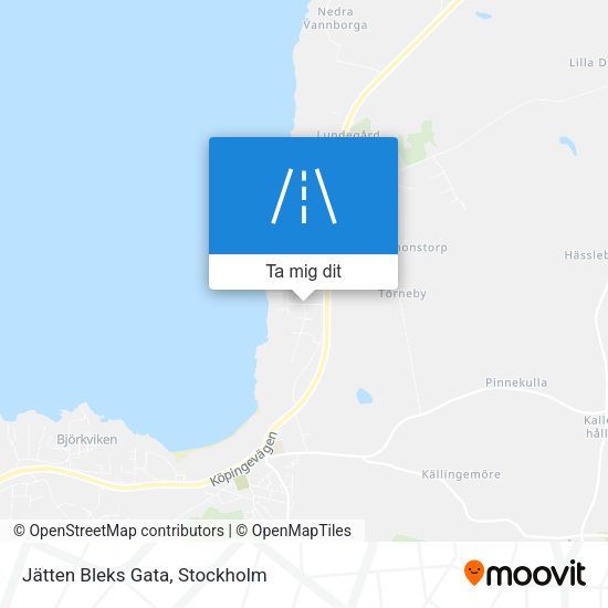 Jätten Bleks Gata karta