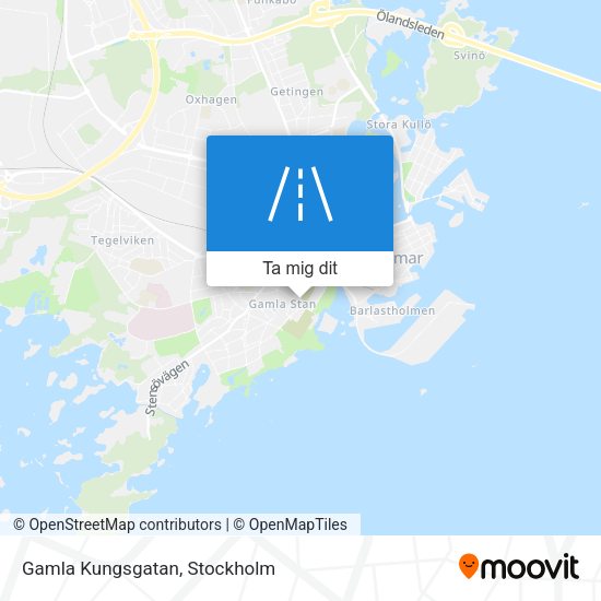 Gamla Kungsgatan karta