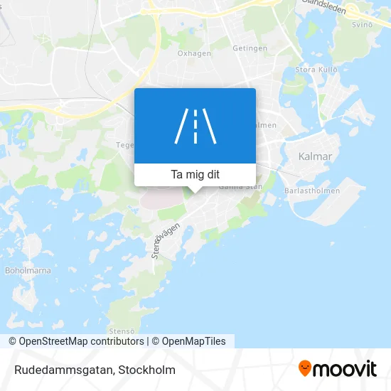 Rudedammsgatan karta