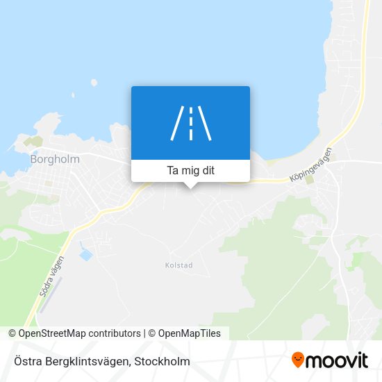 Östra Bergklintsvägen karta