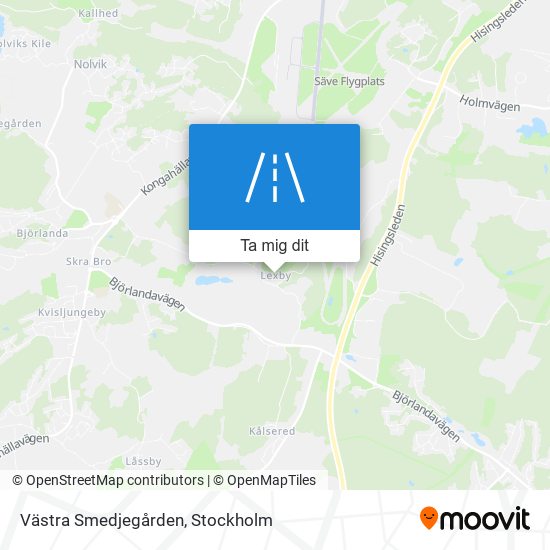 Västra Smedjegården karta