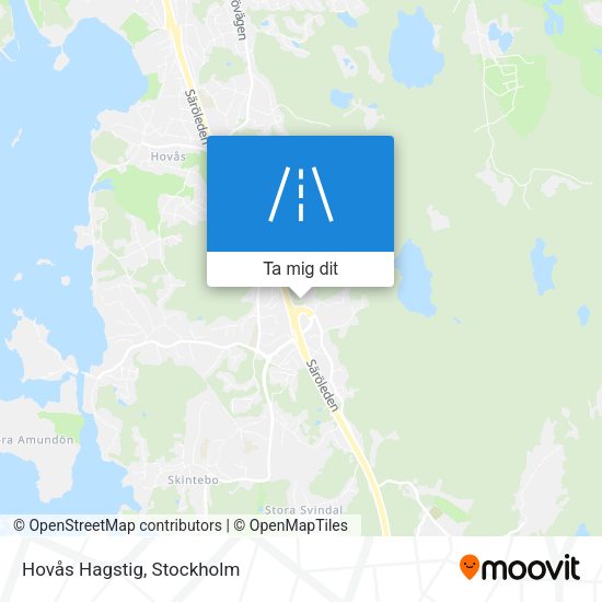 Hovås Hagstig karta