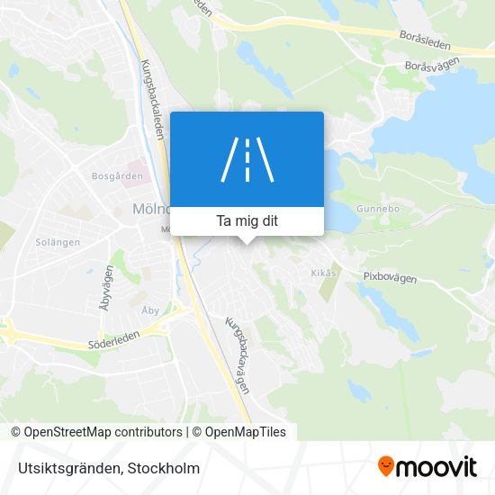 Utsiktsgränden karta