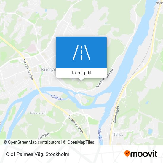 Olof Palmes Väg karta