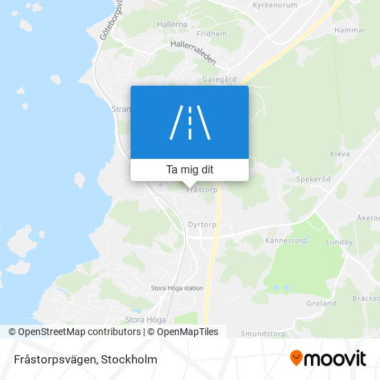 Fråstorpsvägen karta