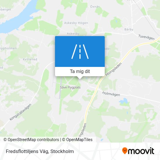 Fredsflottiljens Väg karta