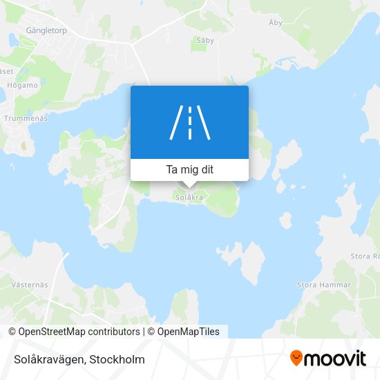Solåkravägen karta