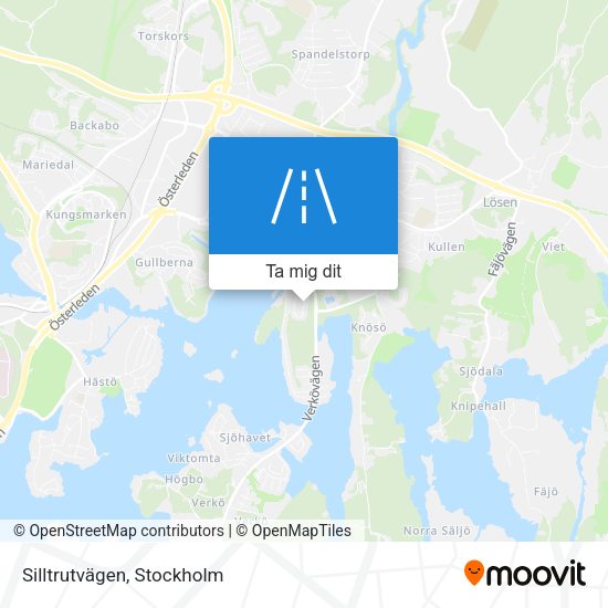 Silltrutvägen karta