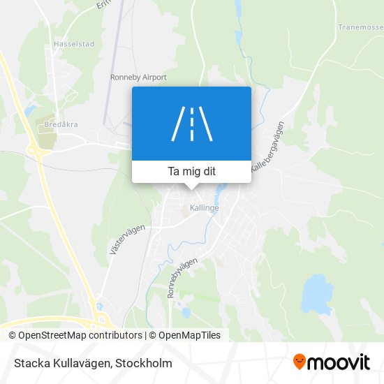 Stacka Kullavägen karta