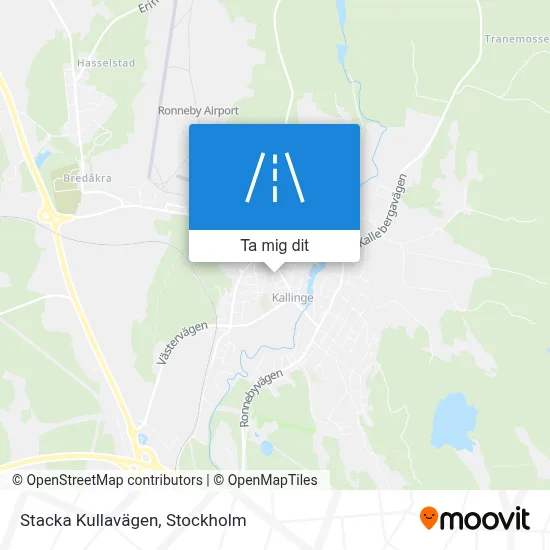 Stacka Kullavägen karta
