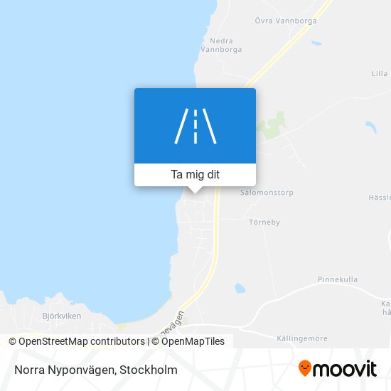 Norra Nyponvägen karta