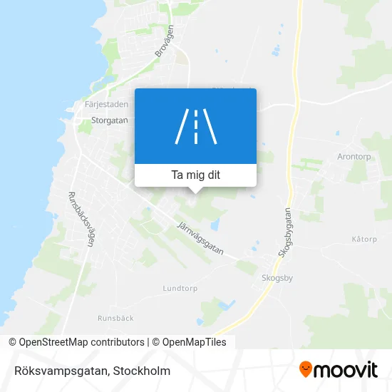 Röksvampsgatan karta