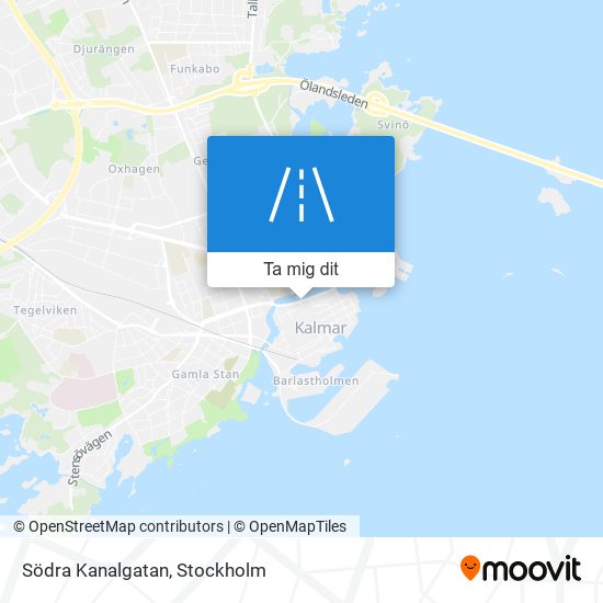 Södra Kanalgatan karta