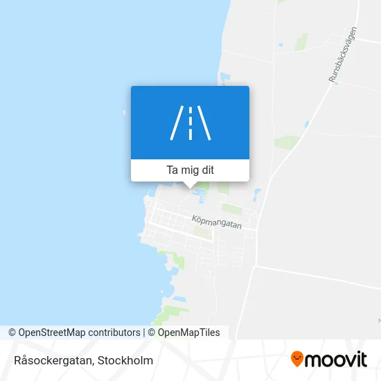 Råsockergatan karta