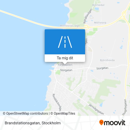 Brandstationsgatan karta