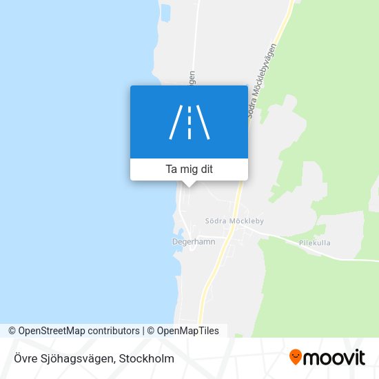 Övre Sjöhagsvägen karta