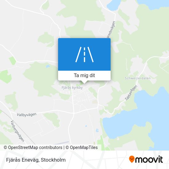 Fjärås Eneväg karta
