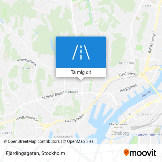 Fjärdingsgatan karta