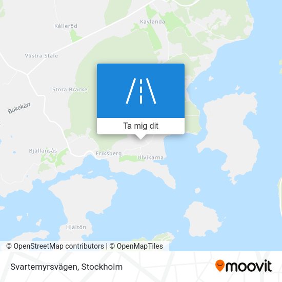 Svartemyrsvägen karta