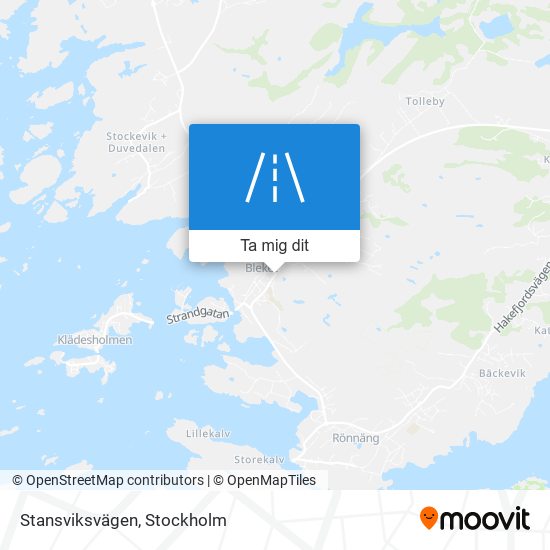 Stansviksvägen karta