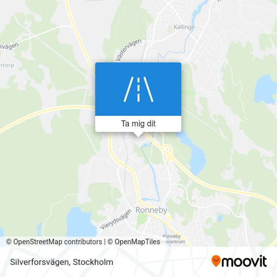 Silverforsvägen karta
