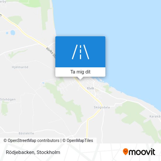 Rödjebacken karta