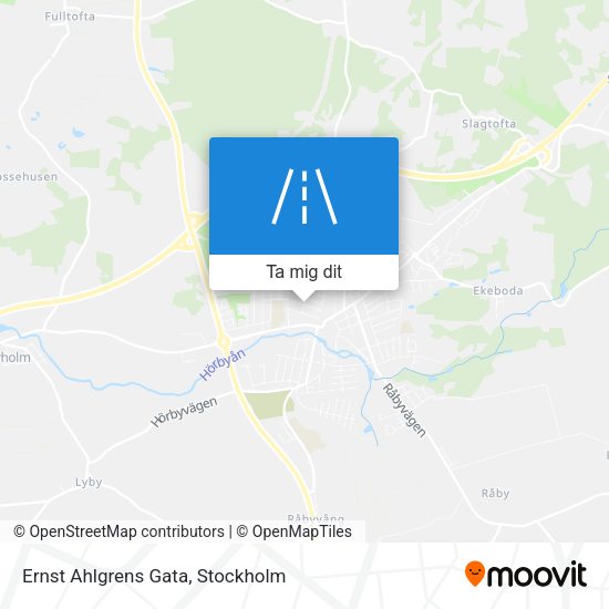 Ernst Ahlgrens Gata karta