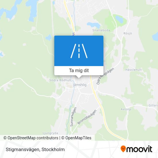 Stigmansvägen karta