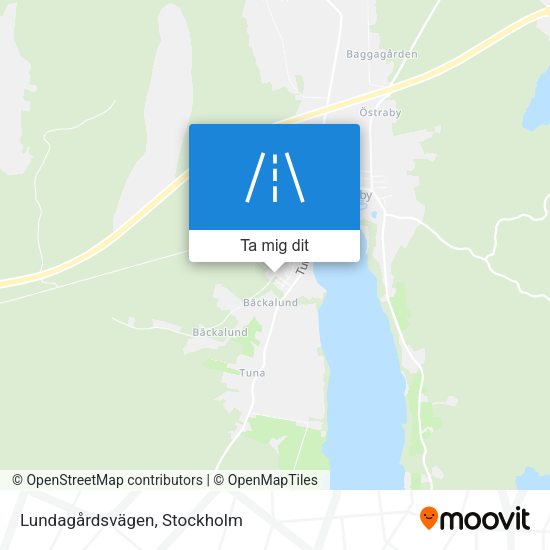 Lundagårdsvägen karta