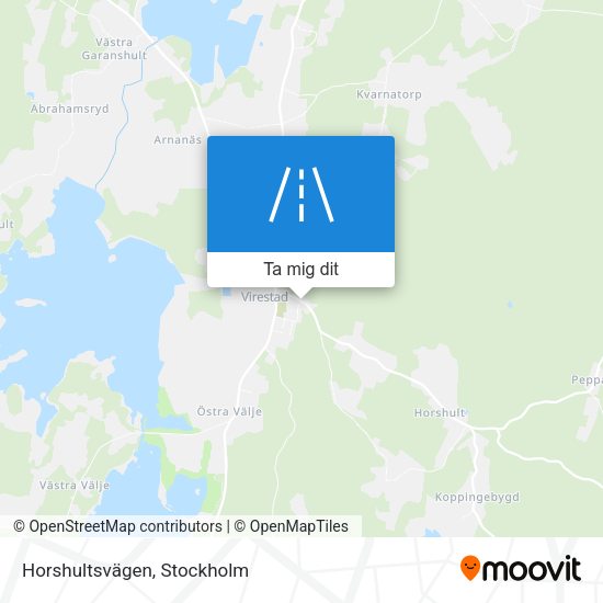 Horshultsvägen karta