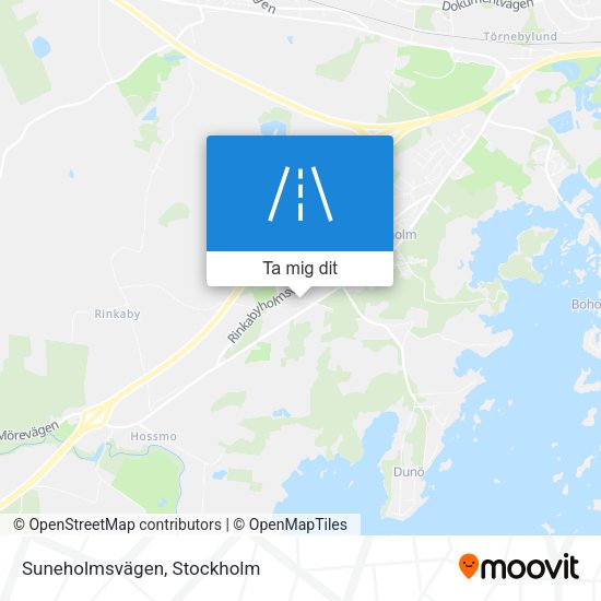 Suneholmsvägen karta