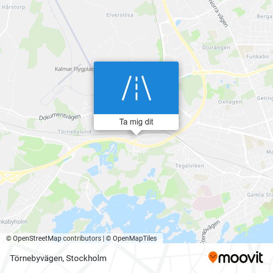 Törnebyvägen karta