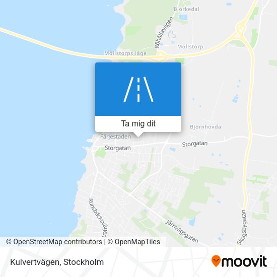 Kulvertvägen karta