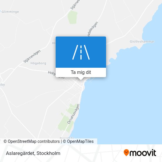 Aslaregärdet karta