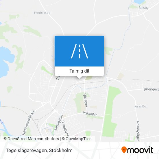 Tegelslagarevägen karta