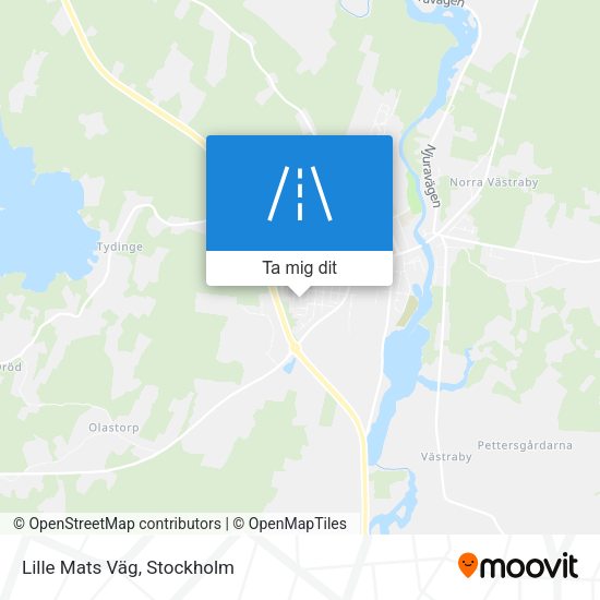 Lille Mats Väg karta