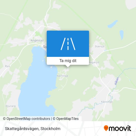 Skattegårdsvägen karta