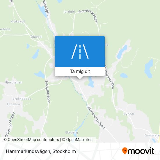 Hammarlundsvägen karta