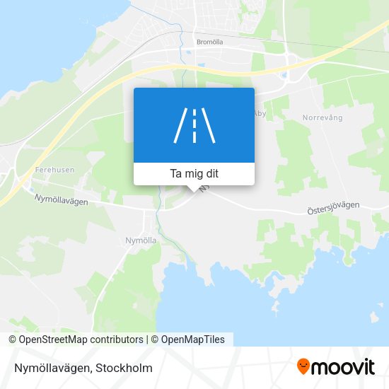 Nymöllavägen karta