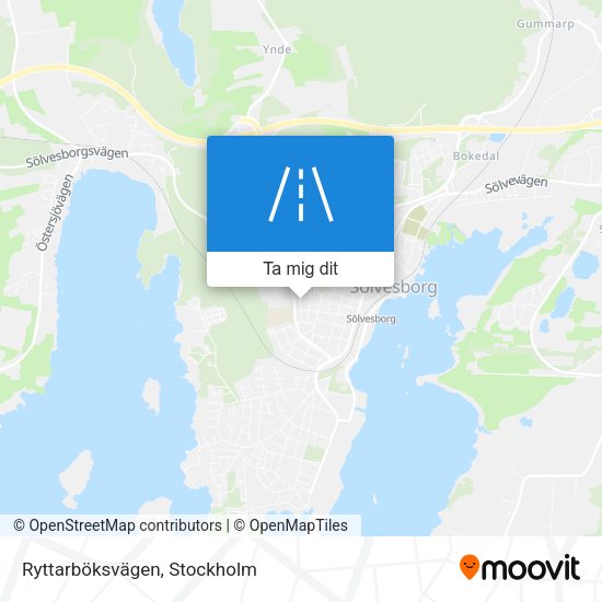 Ryttarböksvägen karta