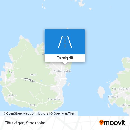 Flötavägen karta