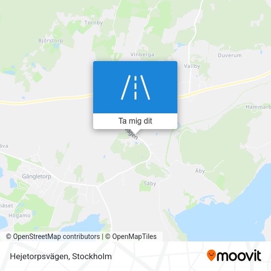 Hejetorpsvägen karta