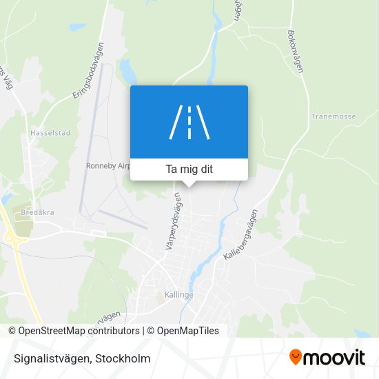 Signalistvägen karta