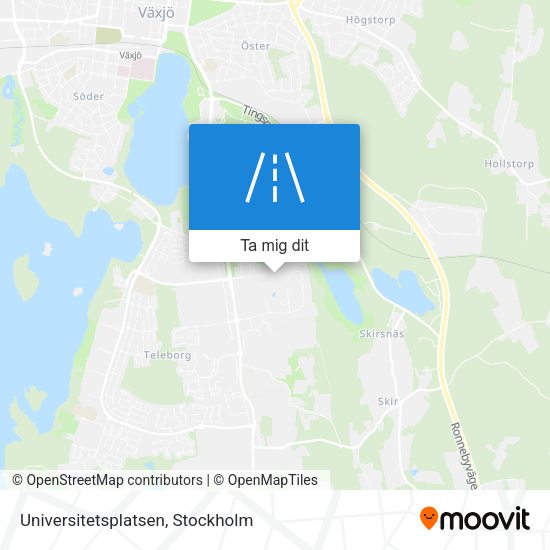 Universitetsplatsen karta