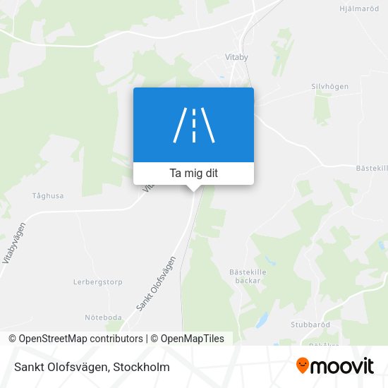 Sankt Olofsvägen karta