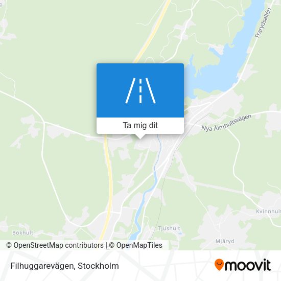 Filhuggarevägen karta