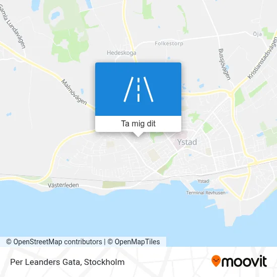 Per Leanders Gata karta
