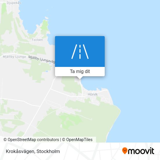 Krokåsvägen karta